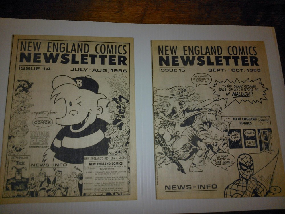 NEW ENGLAND COMICS NEWSLETTER14,15 Randy Derek Desjarlais's Journal