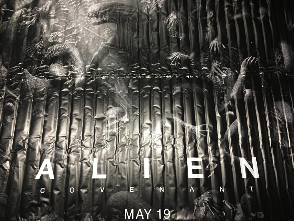 Huge Alien Covenant Movie Theater Banner Mixed Age Threads And