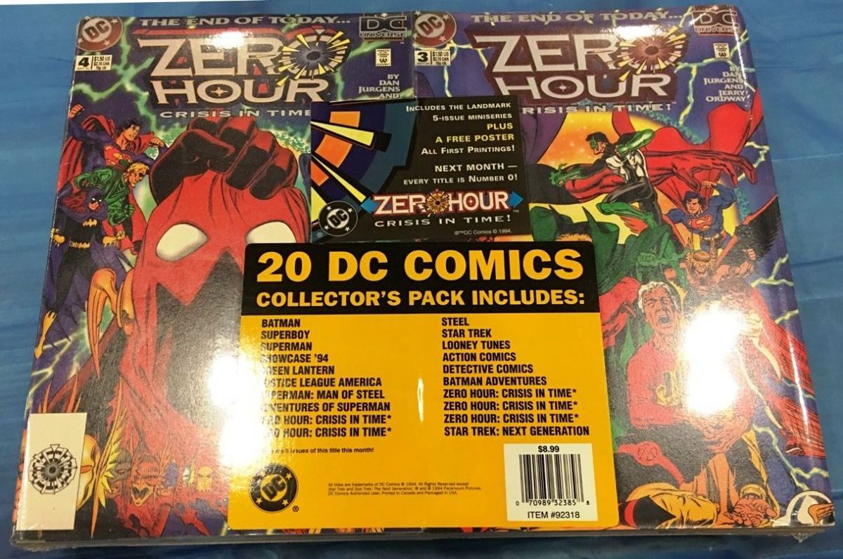 Comprehensive List of Zero Hour Logo UPC Variants Copper Age Comic