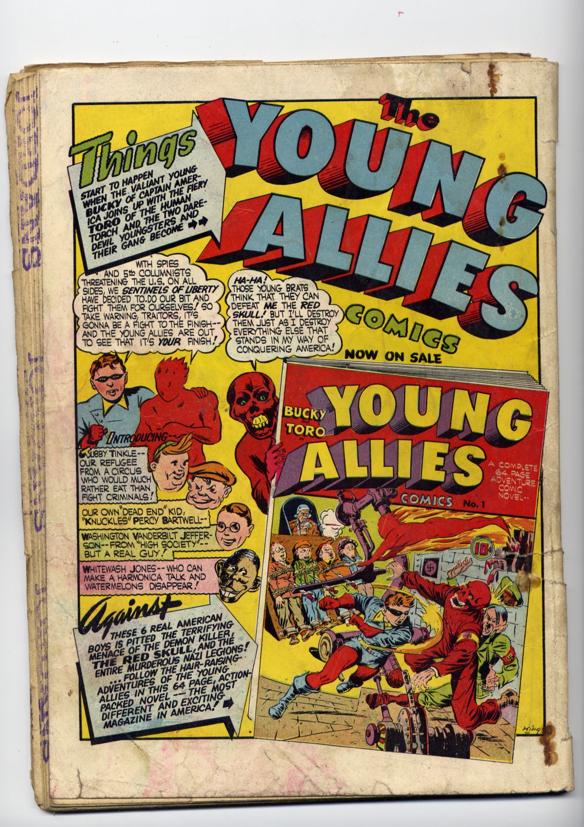 Greatest back covers of all time! Golden Age Comic Books CGC Comic