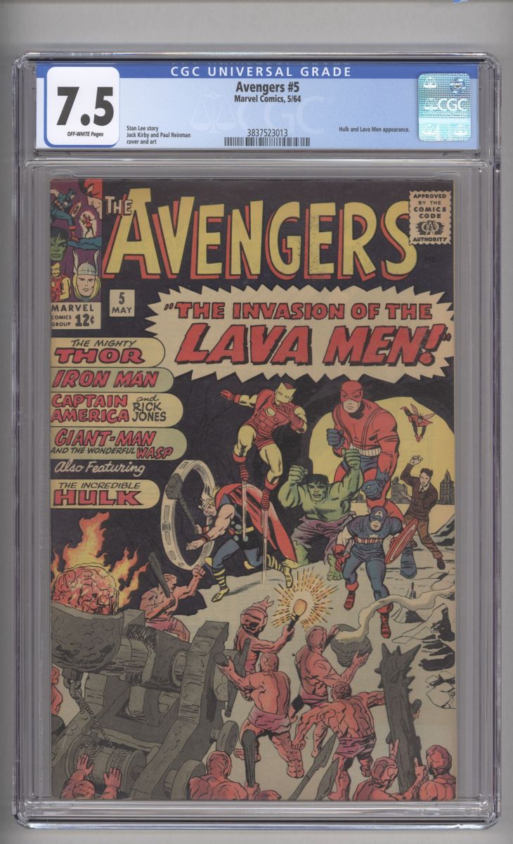 Avengers 5 CGC 7.5 Front Cover.jpg