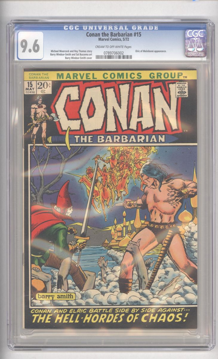 Conan 15 CGC 9.6 Front Cover.jpg