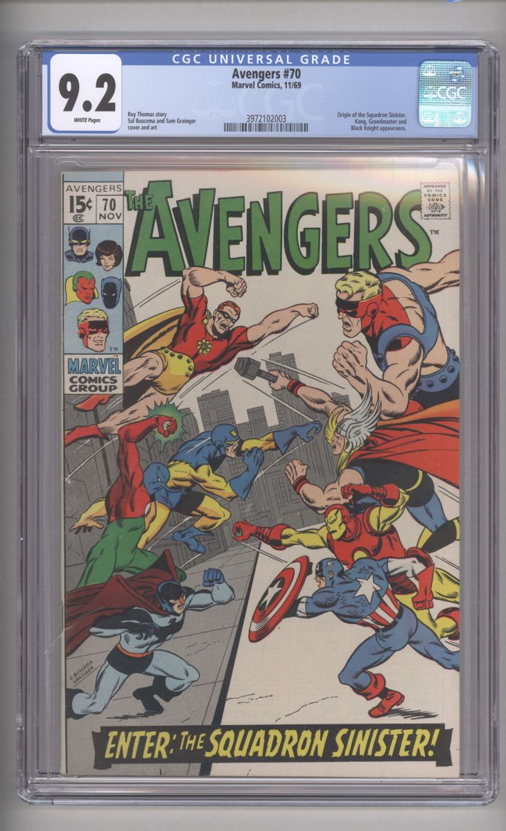 Avengers 70 CGC 9.2 Front Cover.jpg