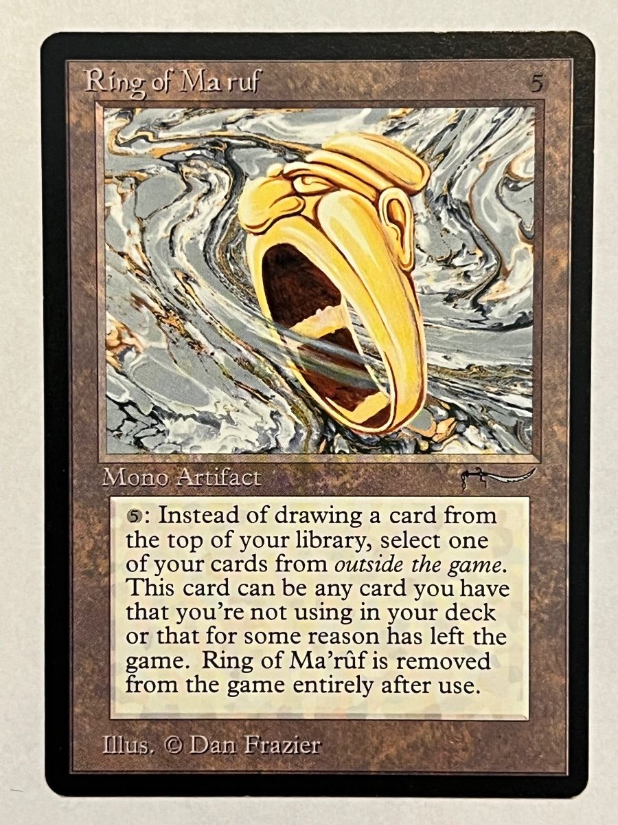 MTG Ring of Ma'Ruf - Grade? - CGC Cards General Discussion - CGC