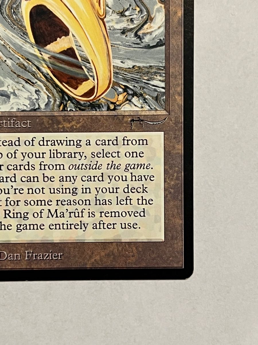 MTG Ring of Ma'Ruf - Grade? - CGC Cards General Discussion - CGC