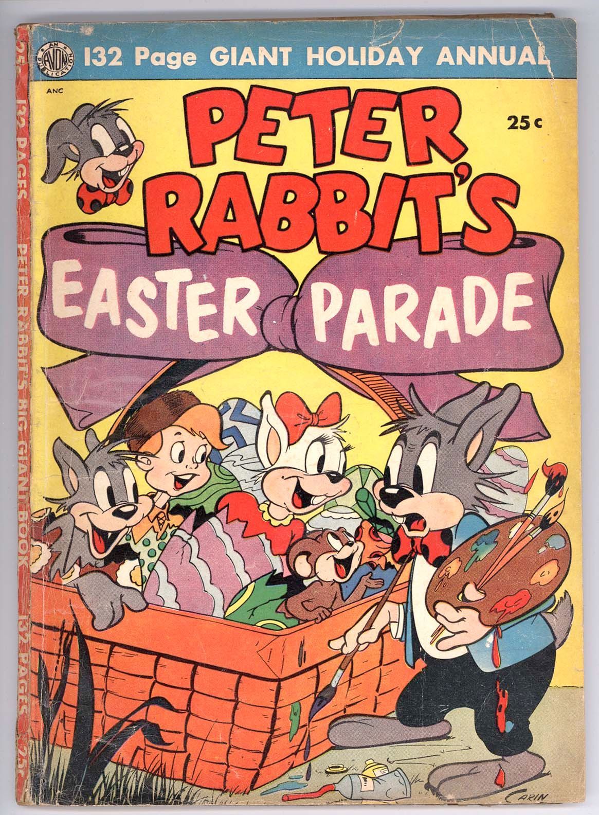 Pets Peter Rabbit MENACE #1, CLUTCHING HAND #1, TWO RARE E.C. GIVEAWAY COMICS in PRINT ...