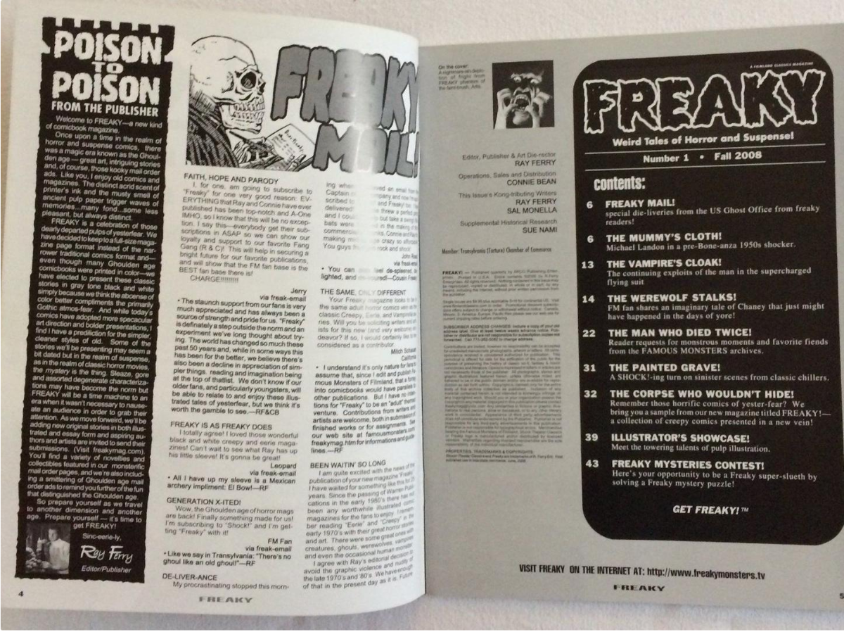 FREAKY Magazine - Comic Magazines - CGC Comic Book Collectors Chat Boards
