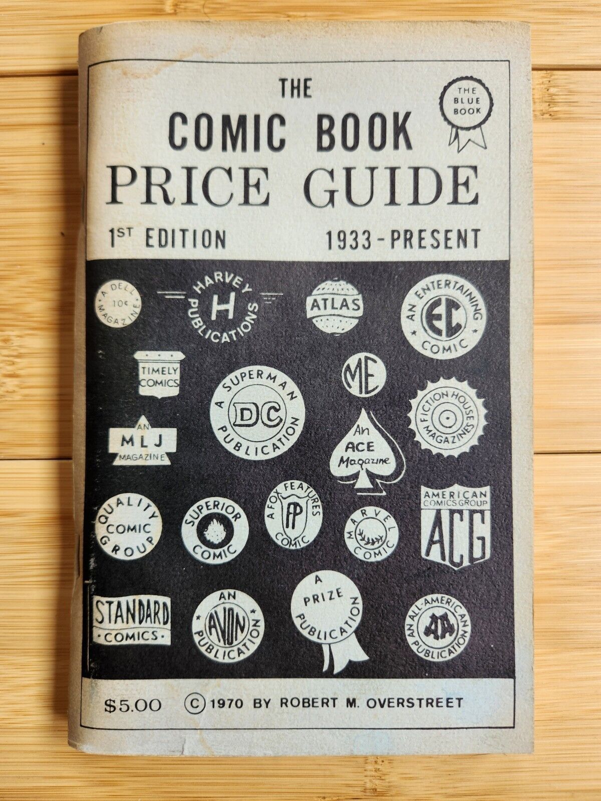 First Overstreet Price Guide (now sold) Bronze Age Treasuries! Marvel