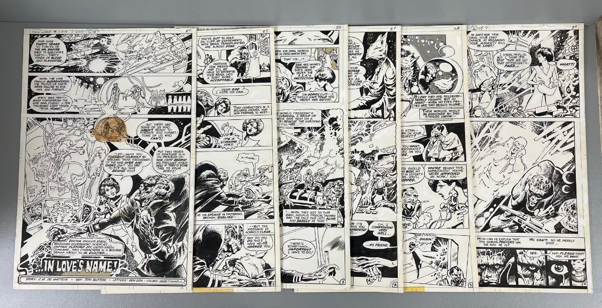 Tom Sutton Time Warp #3 Original Art For Sale!! - Original Comic Art ...