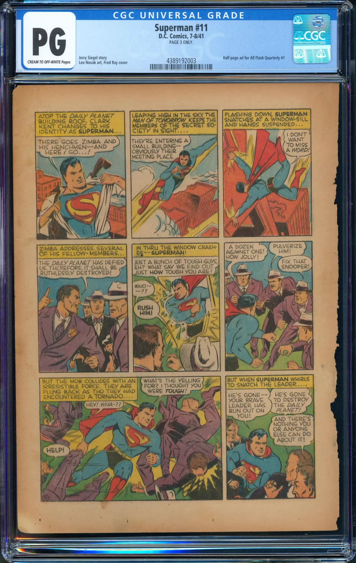 Superman thread show us yours - Golden Age Comic Books - CGC Comic Book ...