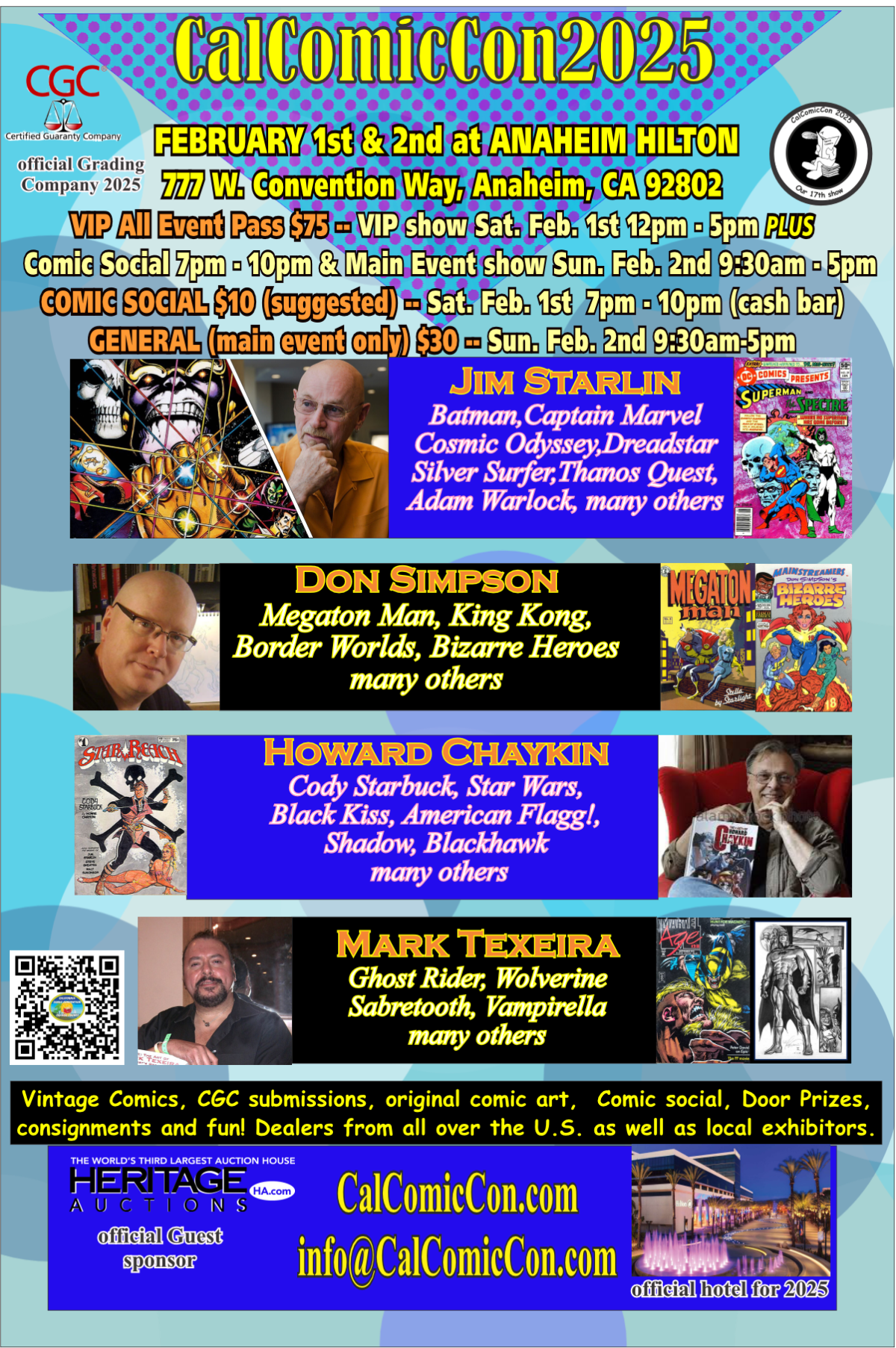 California Comic Convention 2025 ( CalComicCon ) - Comic Events - CGC ...