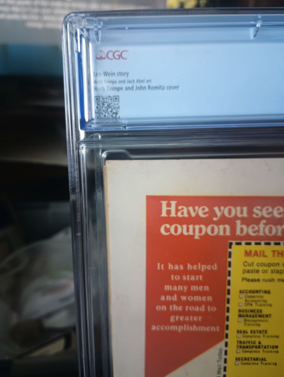 QR code not scanning - Comic Book Grading and Restoration Issues - CGC ...