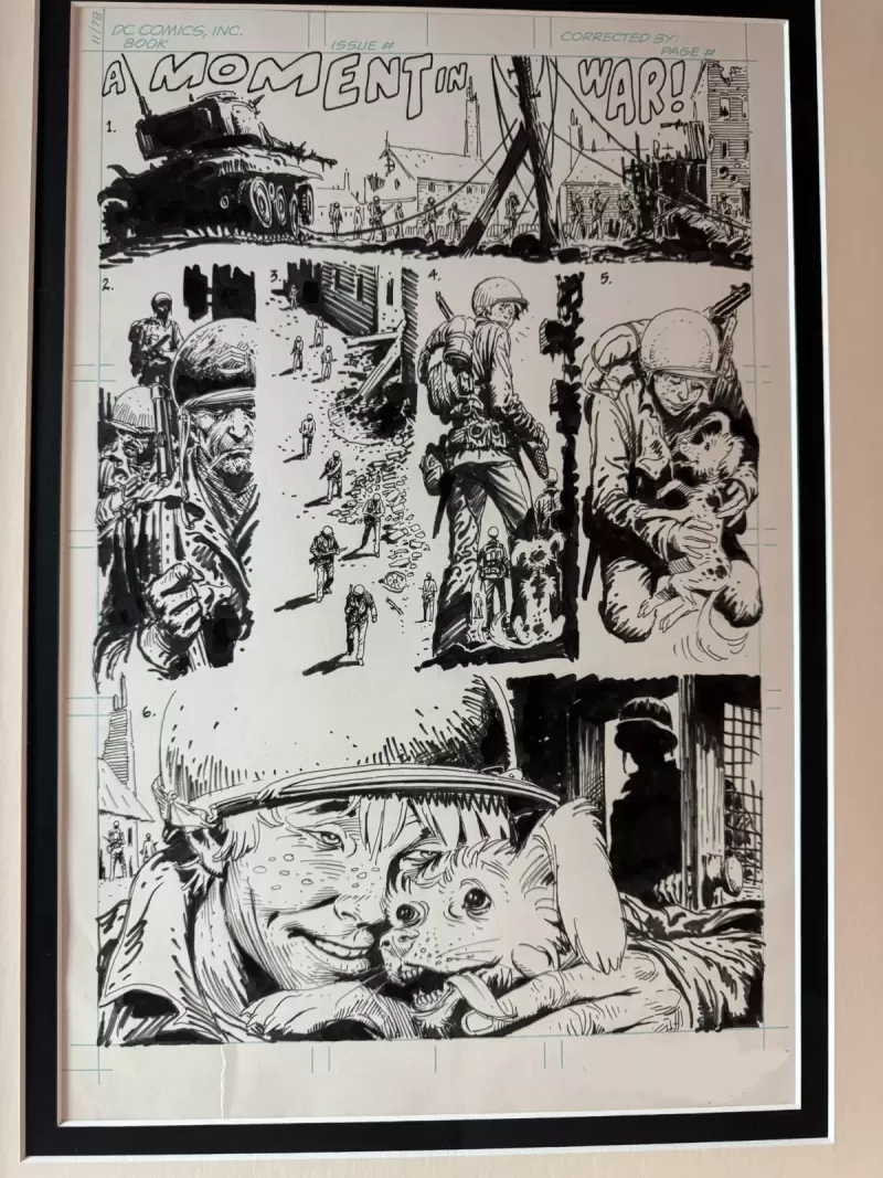 Help identifying original Joe Kubert art - Original Comic Art - CGC ...