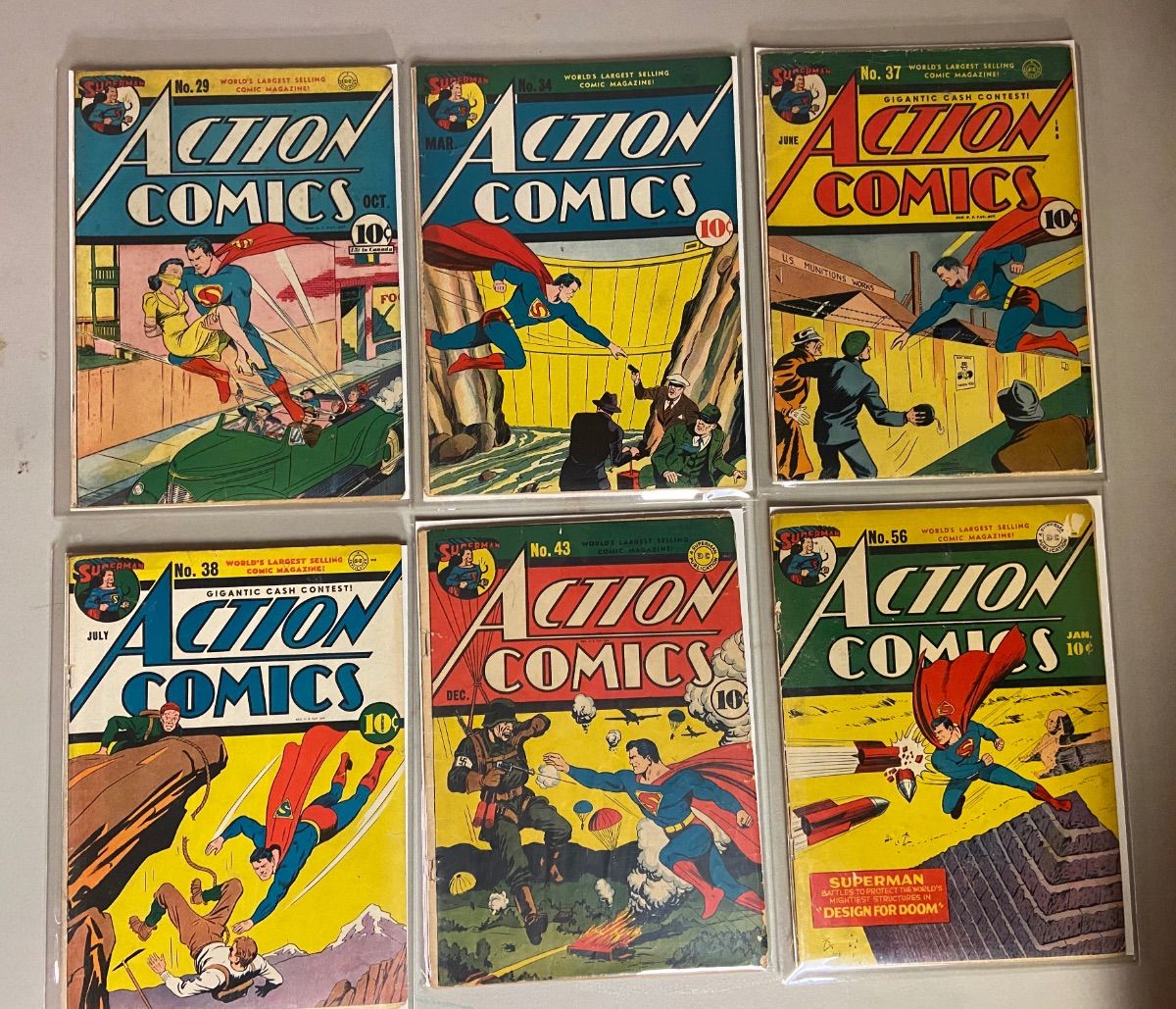 Superman and Action Comics - show us yours! - Golden Age Comic Books ...