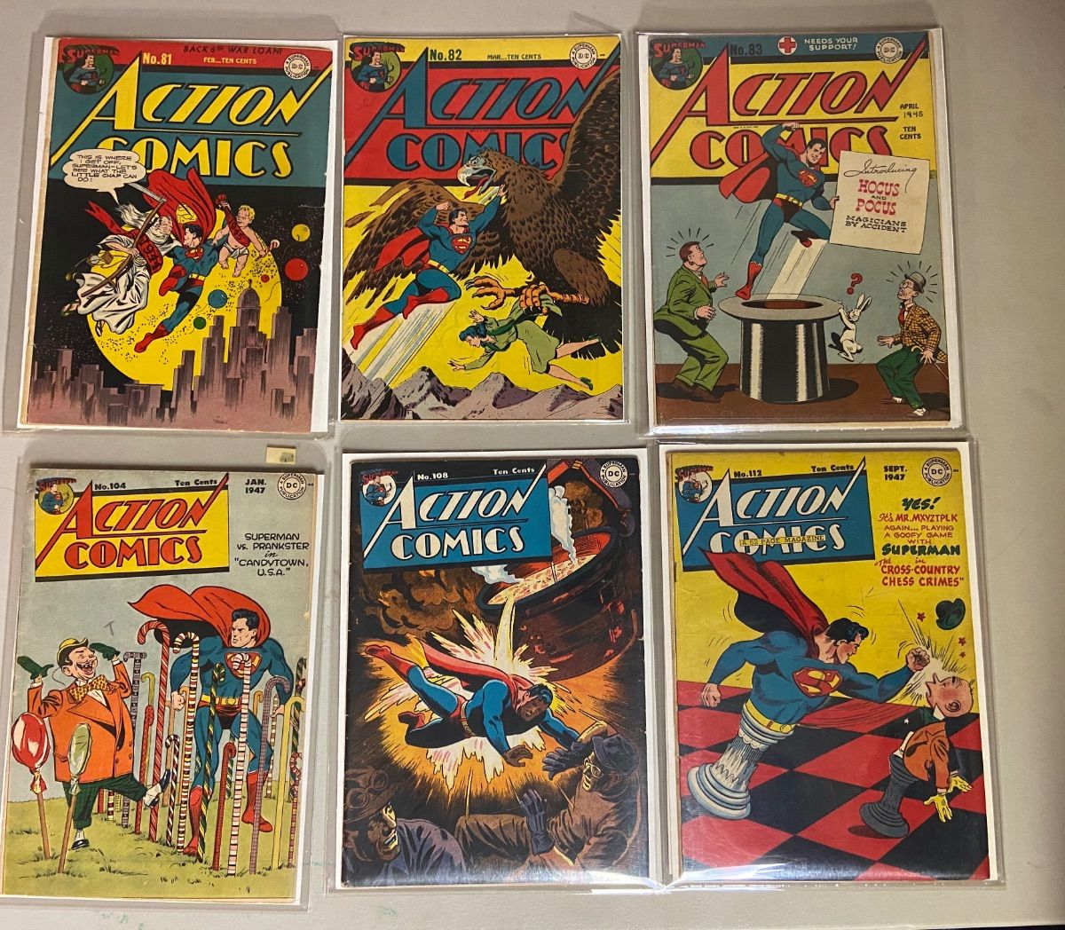 Superman and Action Comics - show us yours! - Golden Age Comic Books ...
