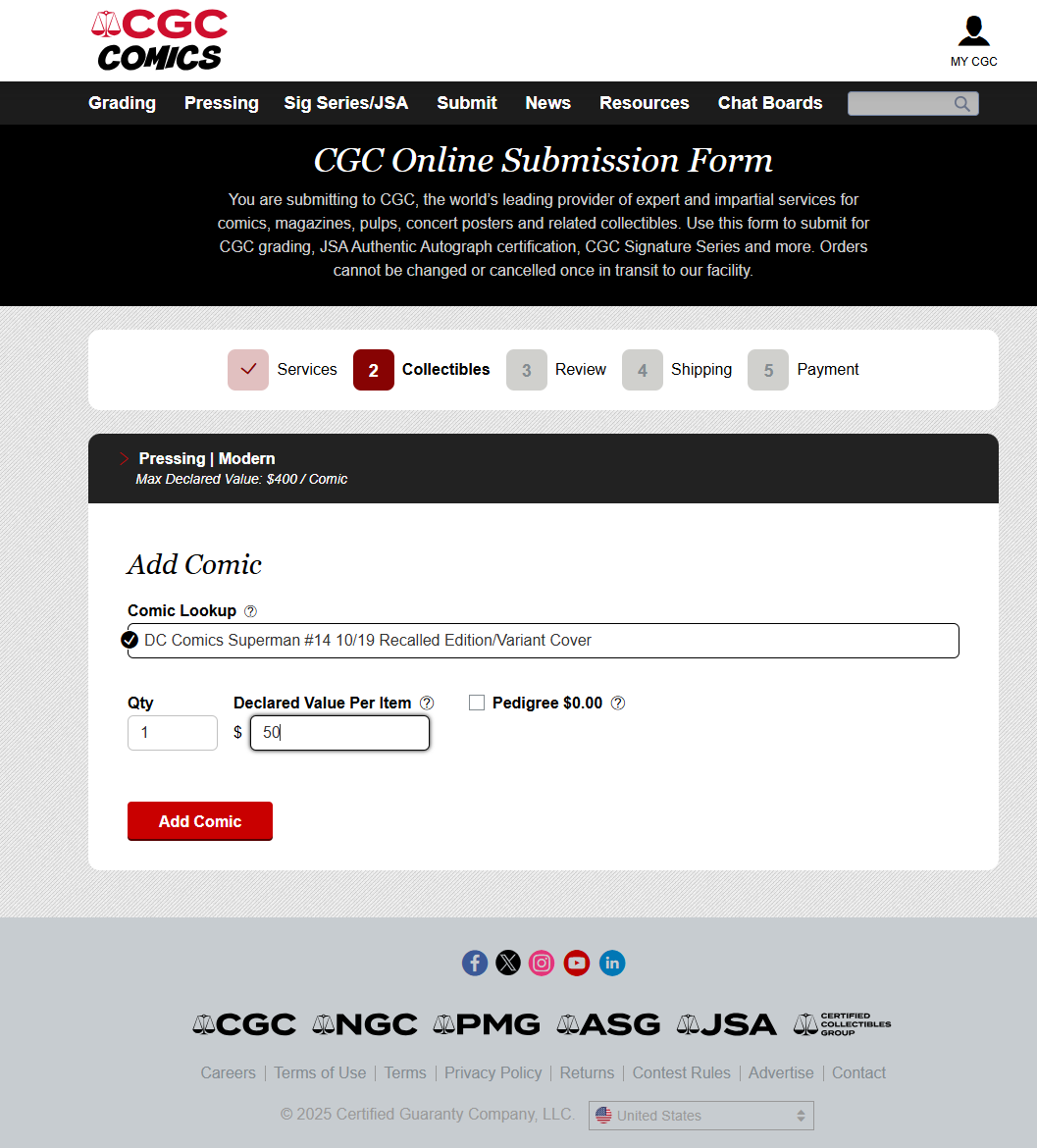 Cgc Label Custom Label availability - Ask CGC - CGC Comic Book Collectors Chat Boards