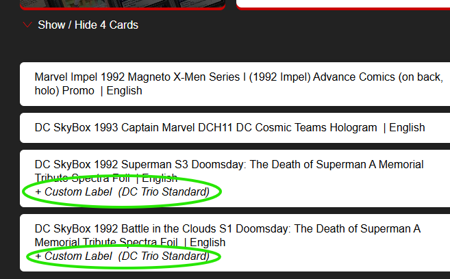 Custom Label availability - Ask CGC - CGC Comic Book Collectors Chat Boards