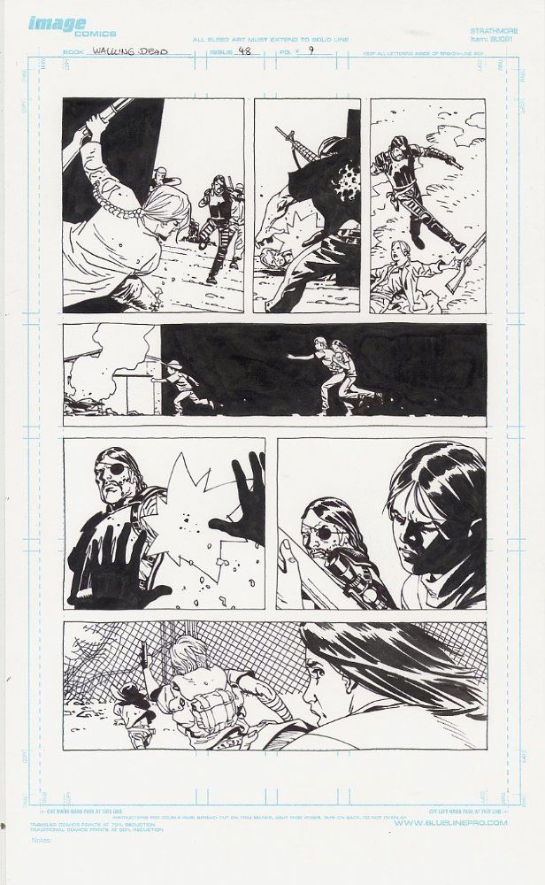 Looking for leads on a few Walking Dead Issue #48 pages