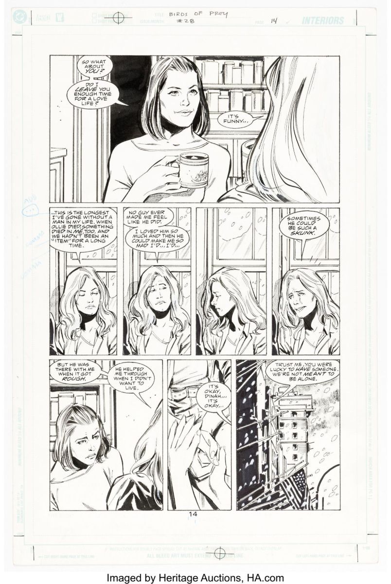 Significant Butch Guice Birds of Prey #28 GGA Page ENDING TONINGHT ON ...