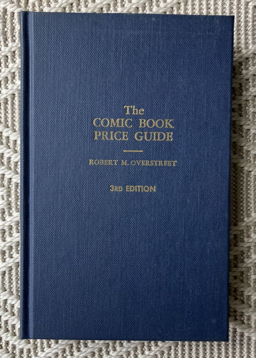 Overstreet Comic Book Price Guide #3 Hardcover - Scarce, High Grade ...