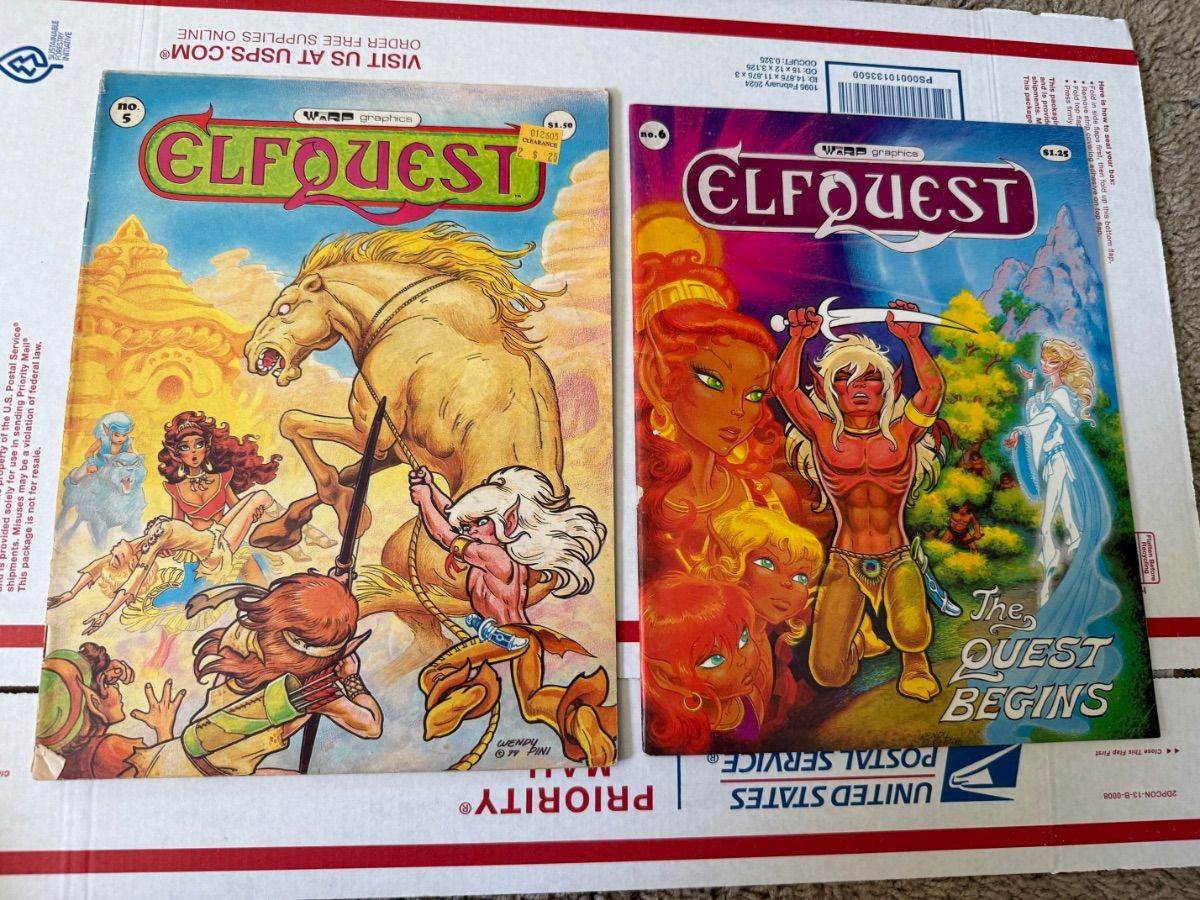 Elfquest (Warp Graphics) magazine near complete run **CLOSED/MOVED TO ...