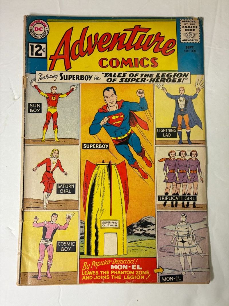 A handful of 10 and 12 cent Adventure Comics. Low grade - Golden ...