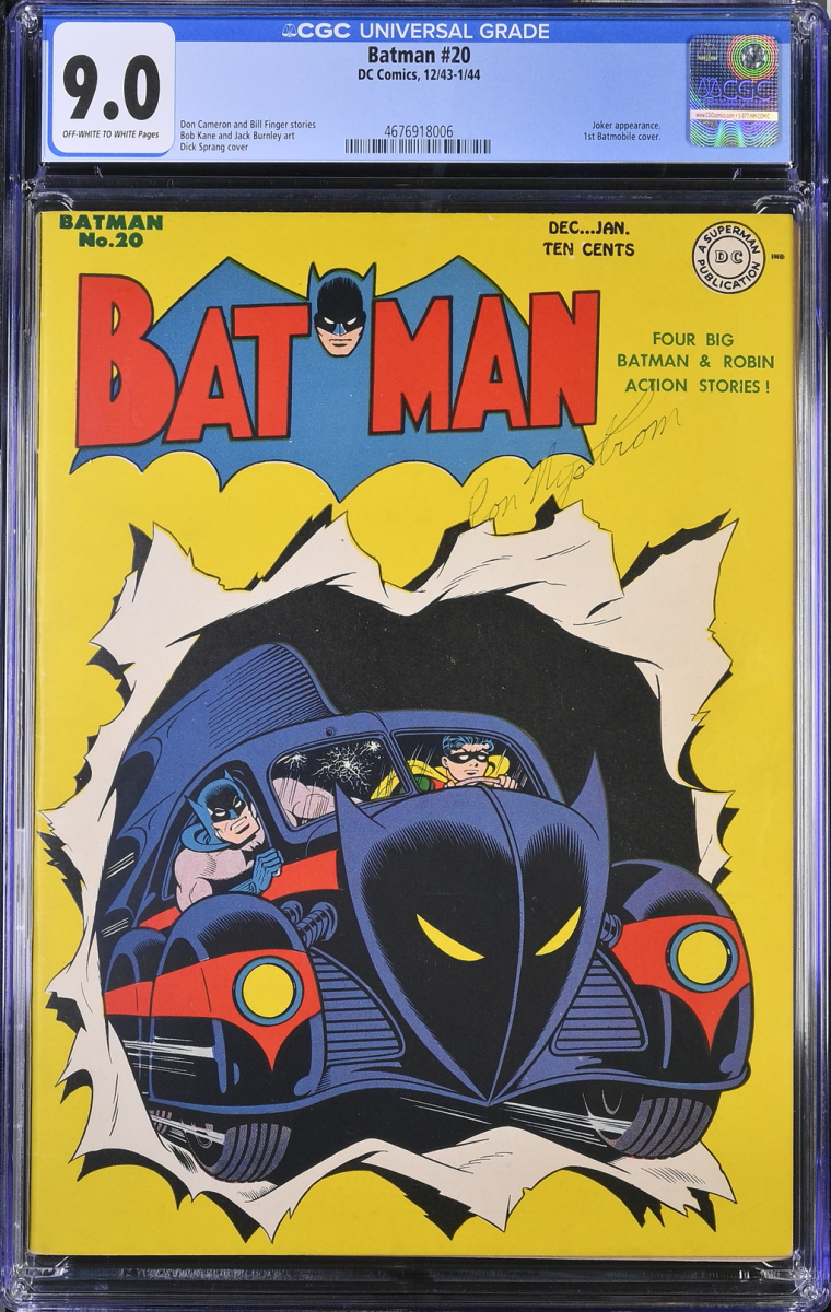 Batman #20 CGC Universal Grade 9.0 OW/W Pages - Golden / Silver ...